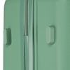 Duża walizka podróżna w zielonym kolorze z wodoodporną skorupą - Peterson