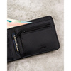 Modny portfel męski w czarnym kolorze z systemem RFID - Peterson