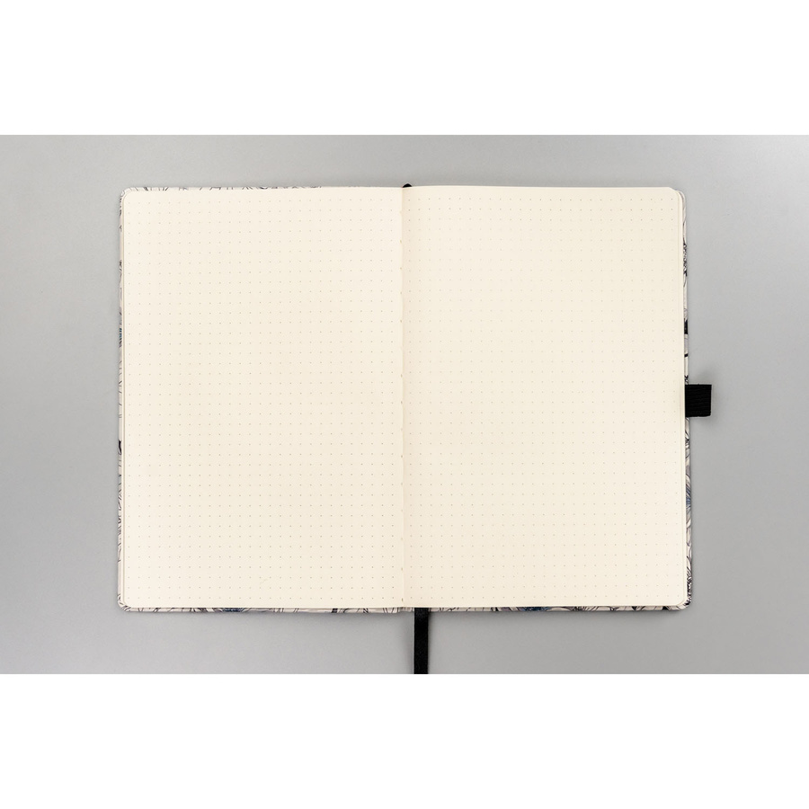 Notes A5 zadrukowany w kropki i wyposażony w gumkę zamykającą - Peterson