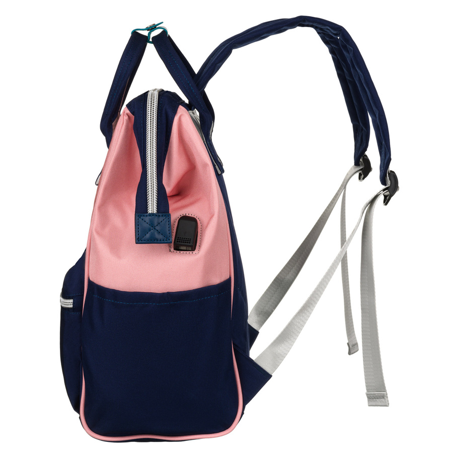 Dwukolorowy plecak miejski z kieszenią na urządzenie przenośne - Peterson