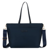 Shopperka damska w granatowym kolorze zamykana klipsem magnetycznym - Peterson