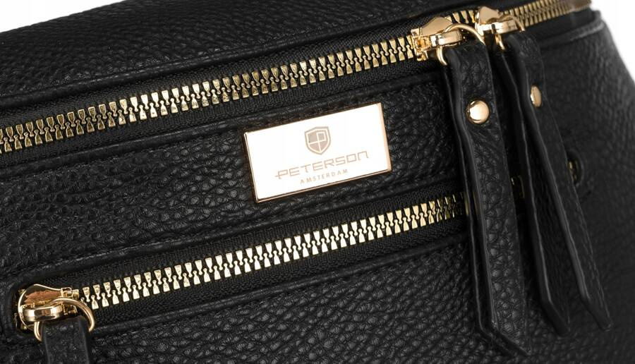 Damska, elegancka nerka ze skóry ekologicznej - Peterson