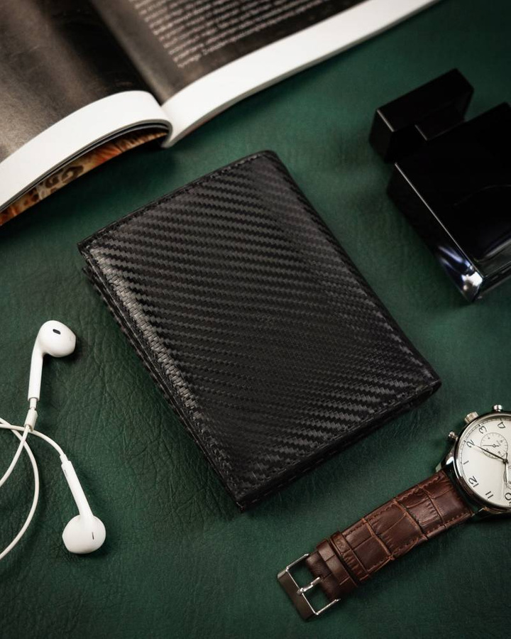 Duży portfel męski ze skóry naturalnej - Peterson