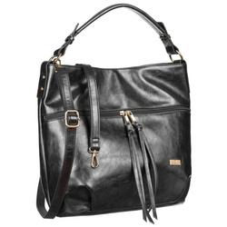 Elegancki miejski shopper damski z kieszeniami - Peterson