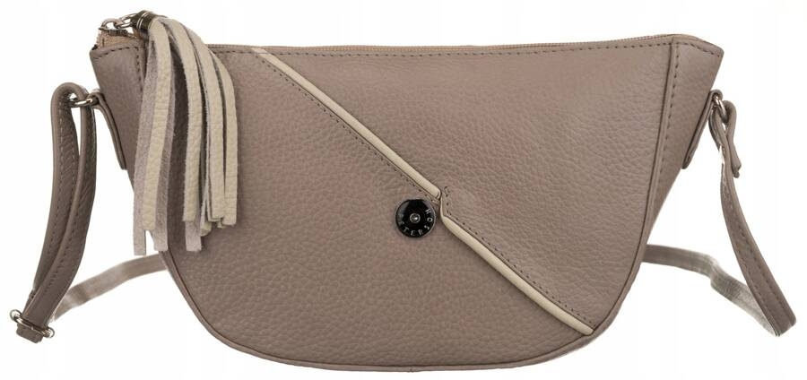 Skórzana torebka damska w zestawie z portfelem - Peterson