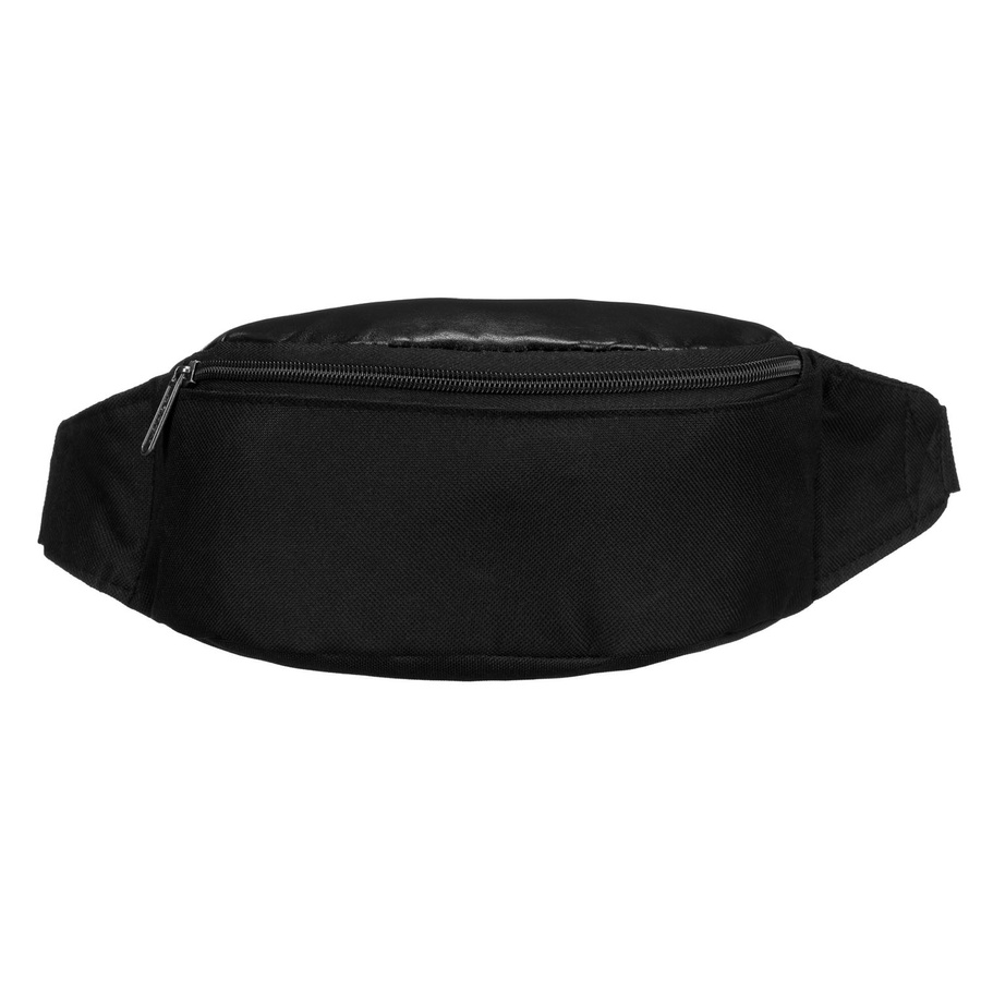 Czarna, kompaktowa saszetka z poliestru - Loren