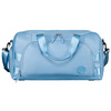 Weekendowa torba podróżna w błękitnym kolorze z uchwytem na walizkę - Peterson