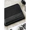 Modny portfel męski w czarnym kolorze z systemem RFID - Peterson