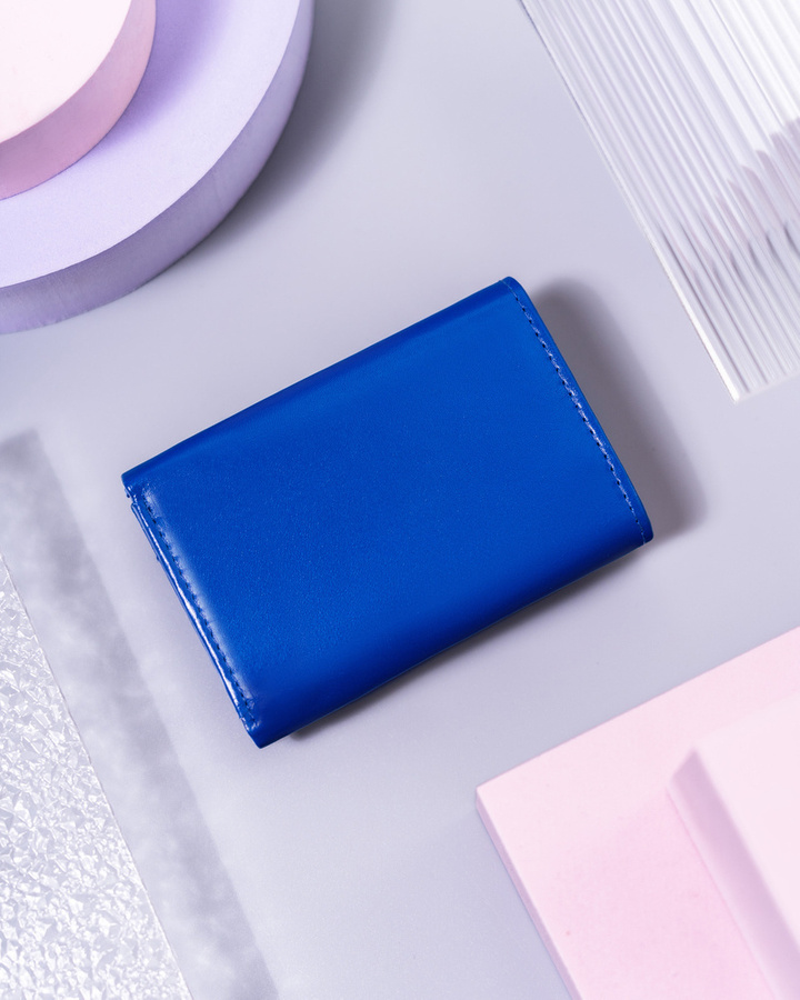 Mały, skórzany portfel damski z systemem RFID Protect - Peterson