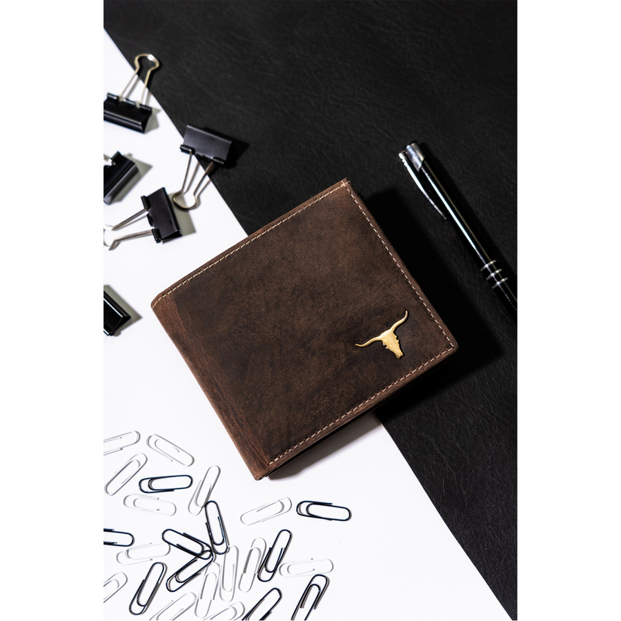 Duży portfel męski ze skóry naturalnej - Buffalo Wild