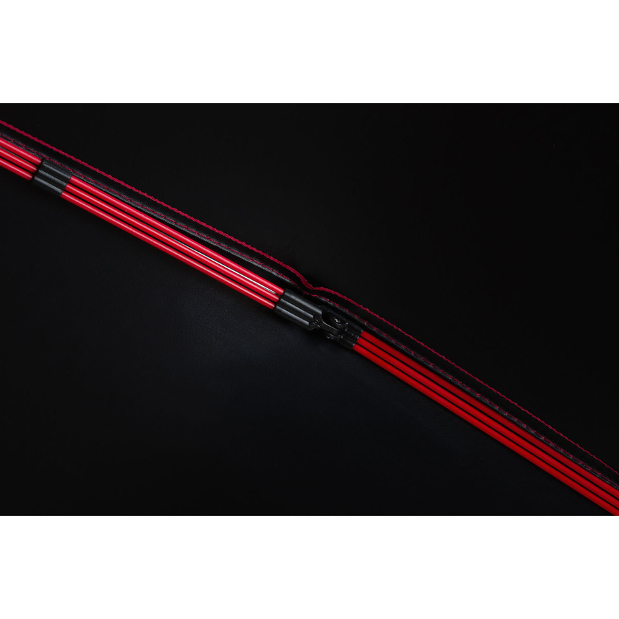 Składana, czarna parasolka w eleganckim pokrowcu - Peterson