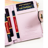 Różowy portfel damski ze skóry ekologicznej z systemem RFID - Peterson