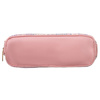 Różowa kosmetyczka z materiału syntetycznego, jednokomorowa - Peterson