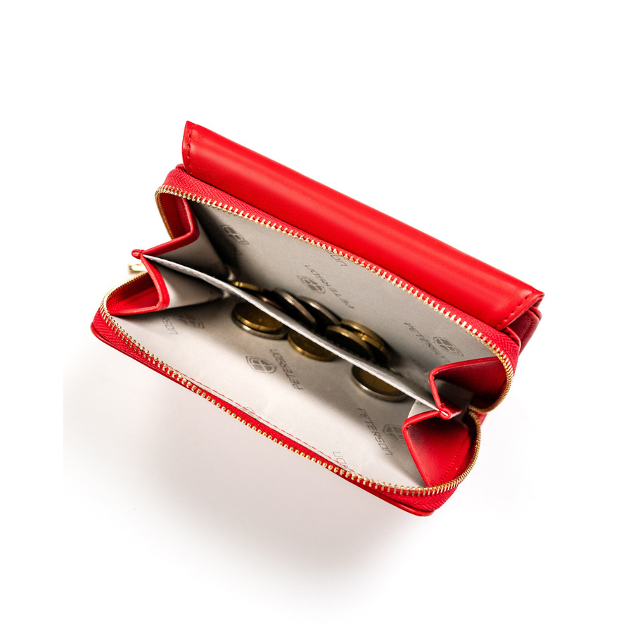 Damski zestaw prezentowy fashion: portfel , długopis, brelok - Peterson