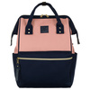 Dwukolorowy plecak damski z poliestru z miejscem na laptopa, idealny na bagaż podręczny - Peterson