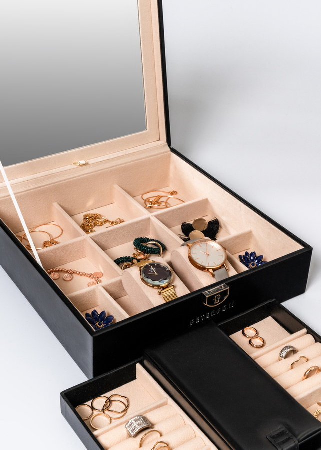 Ekskluzywna kasetka na biżuterię - Peterson