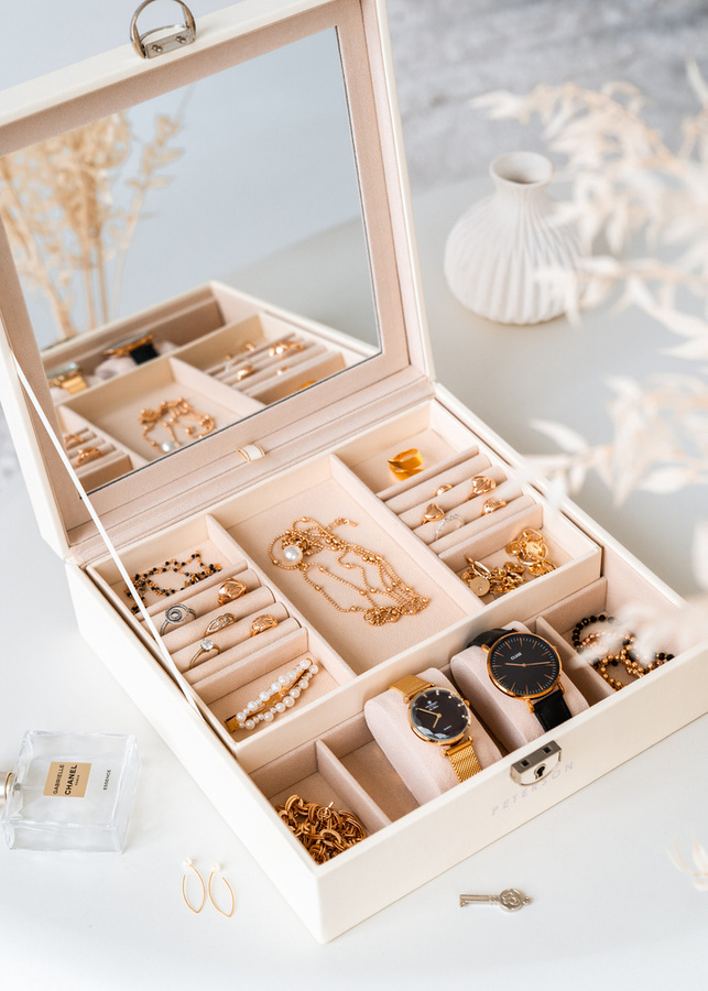 Ekskluzywna kasetka na biżuterię - Peterson