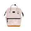 Beżowy, pojemny plecak damski zamykany suwakiem - Himawari