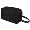 Męska, czarna kosmetyczka podróżna z poliestru zamykana suwakiem - Peterson