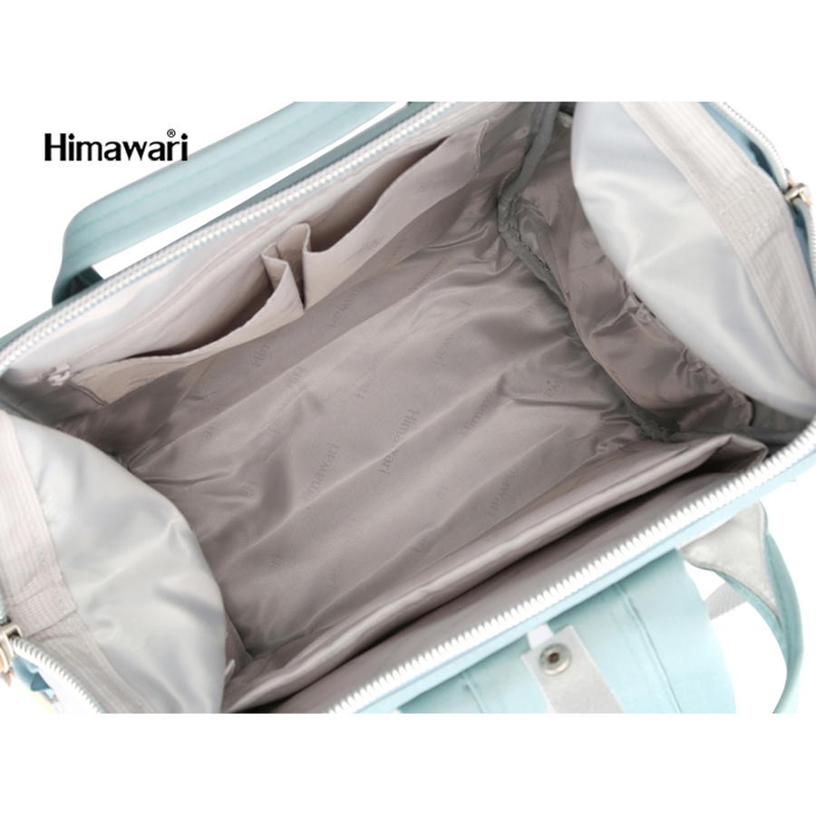 Czerwony plecak miejski na laptopa z portem USB - Himawari