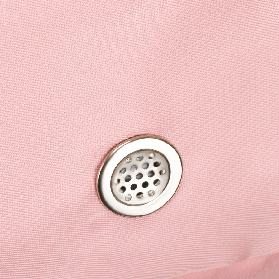 Weekendowa torba podróżna z poliestru w różowym kolorze zamykana na suwak - Peterson