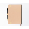 Notes w twardej oprawie w kolorze khaki, zadrukowany w linie - Peterson