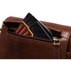 Skórzana, brązowa torba męska na ramię - Peterson