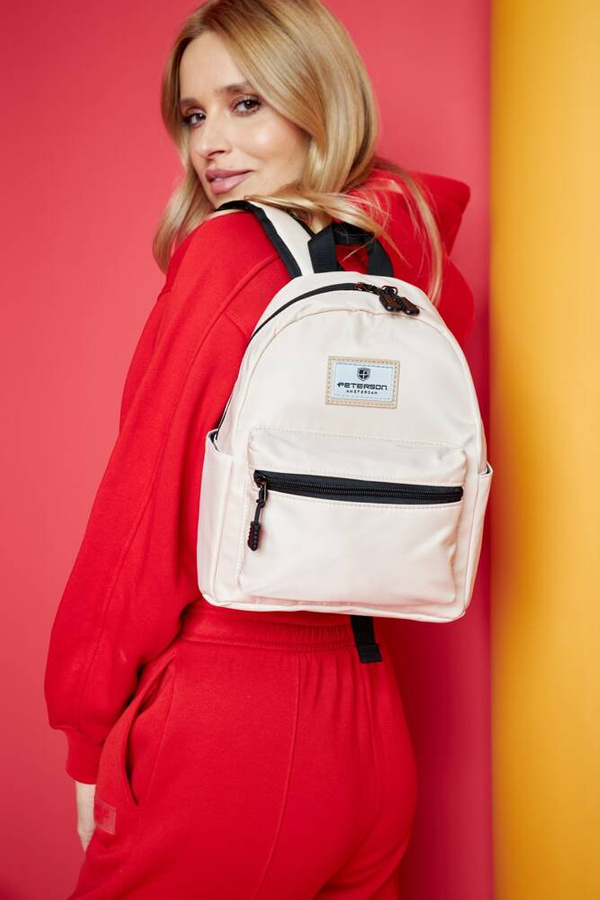 Damski plecaczek miejski z poliestru - Peterson