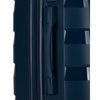 Granatowa, twarda walizka z polipropylenu w średnim rozmiarze - Peterson