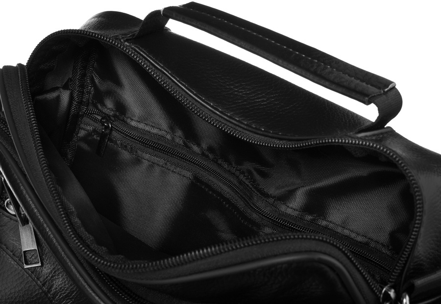 Skórzana torba męska na ramię do pracy - Rovicky