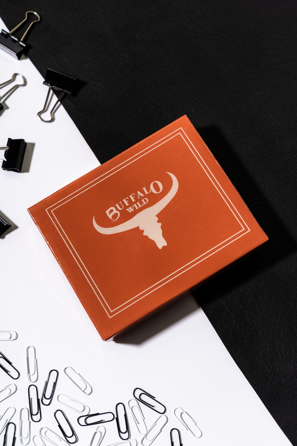 Portfel męski RFID bez zapięcia - Buffalo Wild