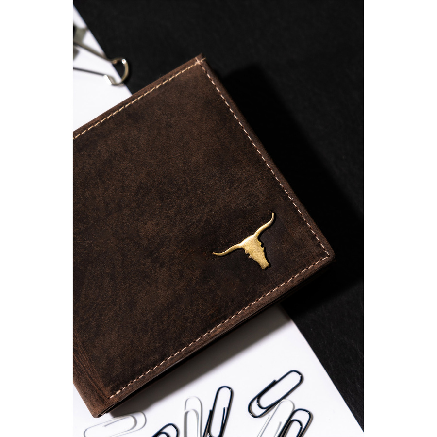 Duży portfel męski ze skóry naturalnej - Buffalo Wild