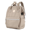 Ciemno-beżowy miejski plecak zamykany suwakami - Himawari