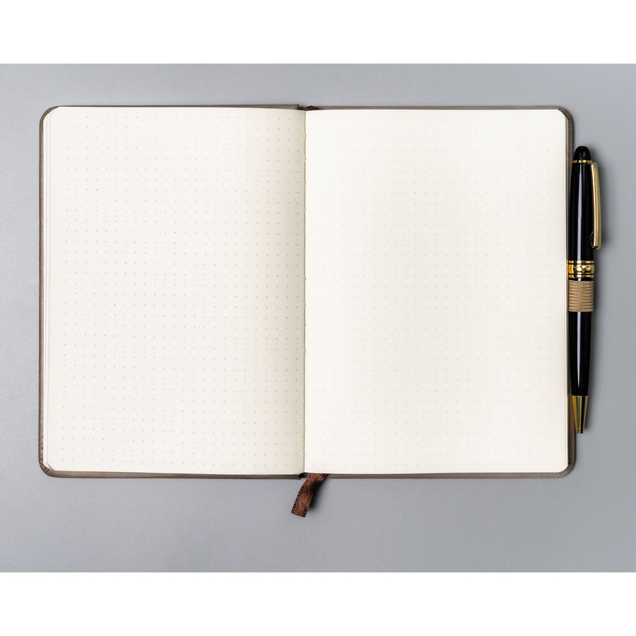 Notes w formacie B6 w kolorze khaki zadrukowany w kropki - Peterson