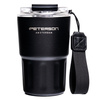 Czarny kubek termiczny ze stali nierdzewnej z podwójnymi ściankami - Peterson