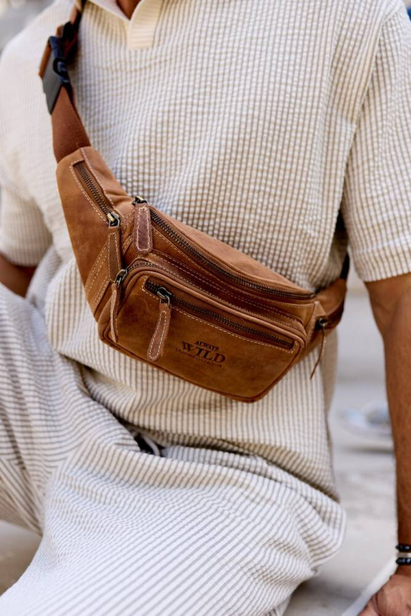 Nerka na biodra i ramię ze skóry naturalnej - Always Wild