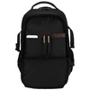 Duży plecak podróżny w czarnym kolorze z miejscem na laptopa, zamykany suwakiem - Peterson