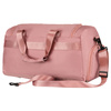 Różowa torba weekendowo-podróżna z komorą boczną na buty - Peterson