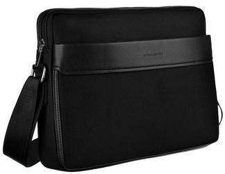 Czarna torba na laptopa z kieszeniami — David Jones