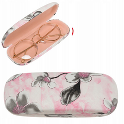 Eleganckie etui na okulary w kwiatowy wzór - 4U Cavaldi