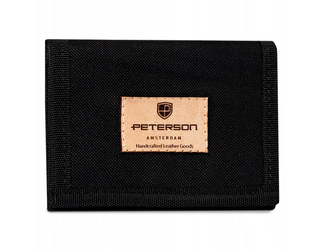 Sportowy portfel męski na rzep — Peterson