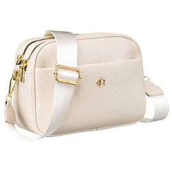 Torebka listonoszka crossbody z kieszeniami na suwak - Rovicky- 