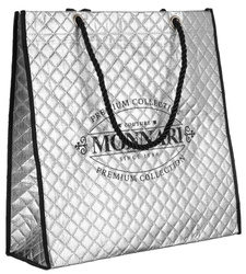 Zakupowa, pikowana torba damska tote bag na solidnych rączkach — Monnari