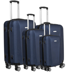 Zestaw czterech twardych walizek podróżnych - Peterson