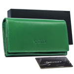 Duży skórzany portfel damski kolorowy — Cavaldi PN20-GR - Cena