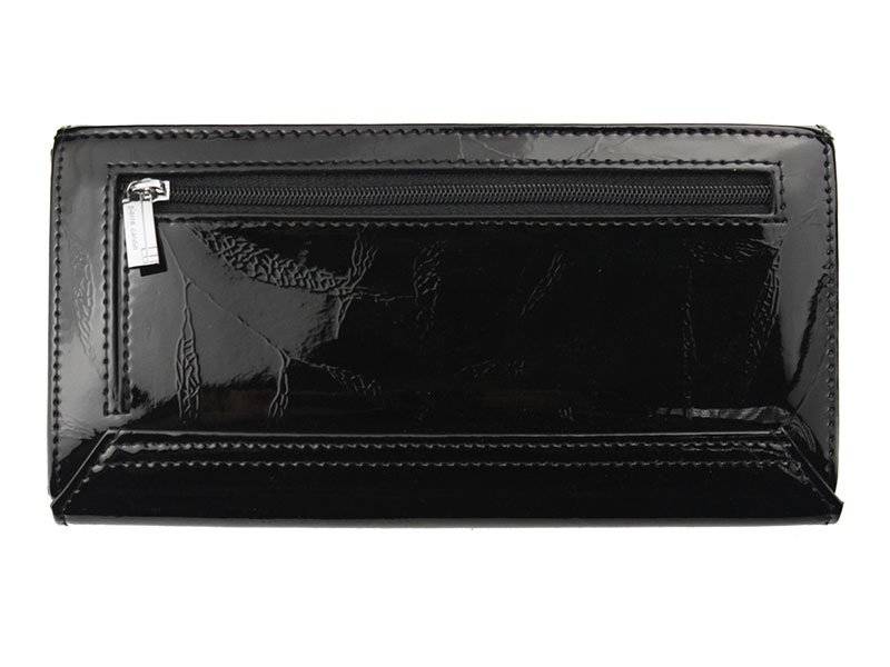 Duży portfel damski z efektownym motywem tłoczonych liści - Pierre Cardin