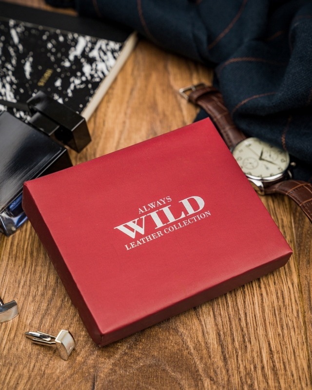 Mały skórzany portfel dla mężczyzny Always Wild®