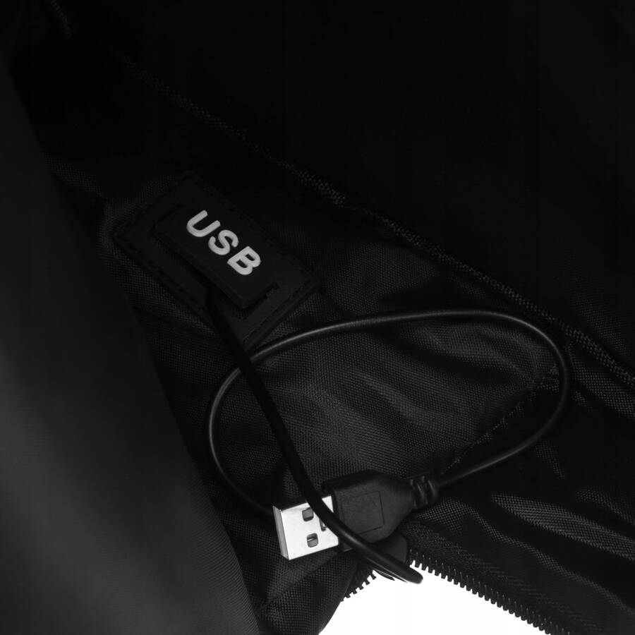 Miejski, biznesowy plecak na laptopa z portem USB - Peterson