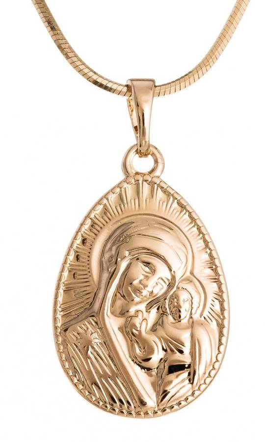 Piękna zawieszka - medalik z wizerunkiem Matki Boskiej