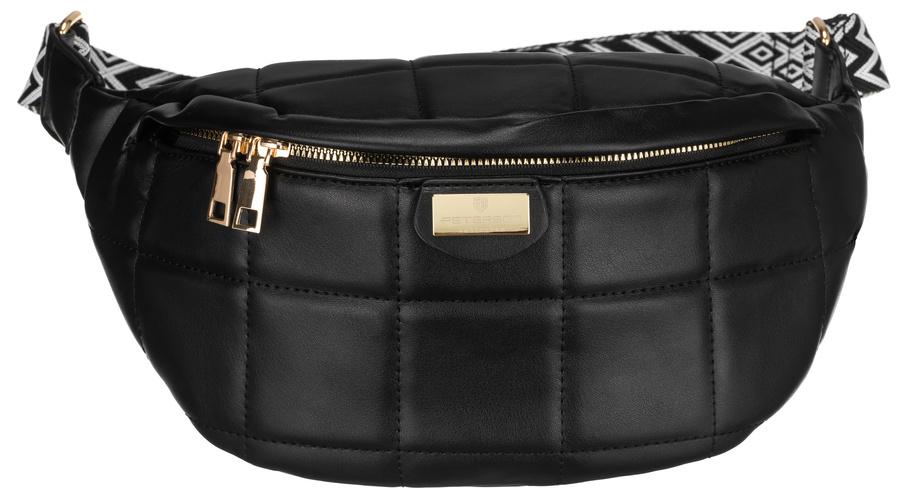 Pikowana nerka damska crossbody - Peterson